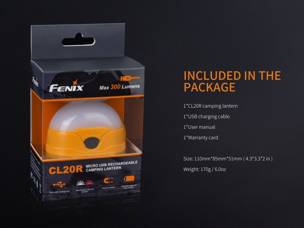 Lampe LED CL20R Fenix