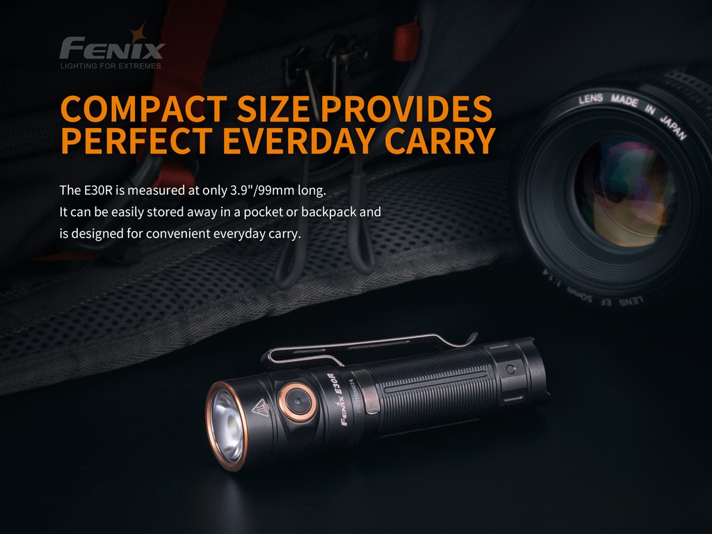 Lampe de poche rechargeable E30R Fenix