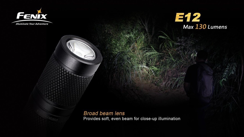 Lampe de poche E12 (130 lumens) Fenix 