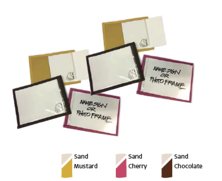 Name Boards Chocolat (2pcs) Nordisk