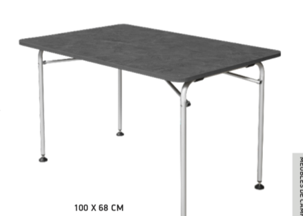 Leichter Campingtisch 68 x 100 cm Isabella