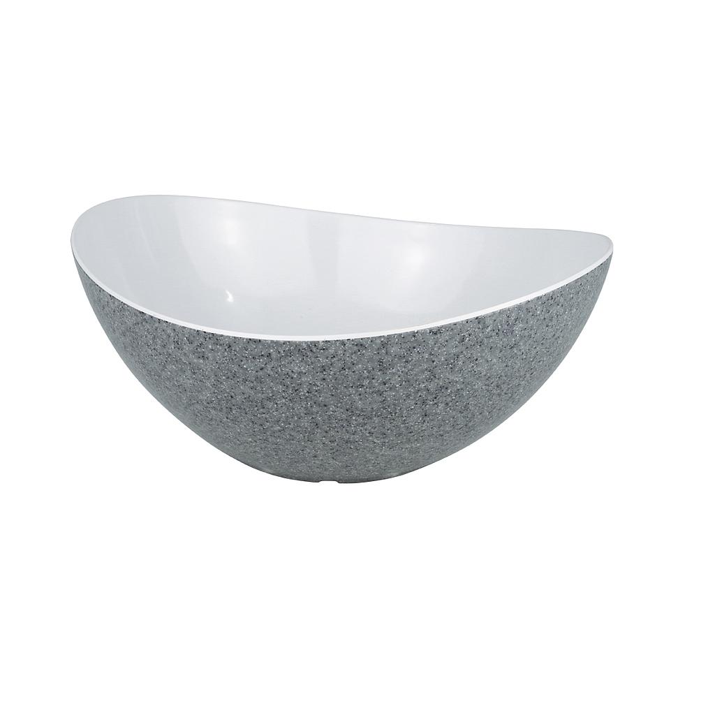 Grand saladier Melamin gimex deux couleurs 2 l granite