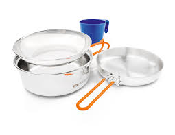 GLACIER STAINLESS 1 PERSON MESS KIT GSI