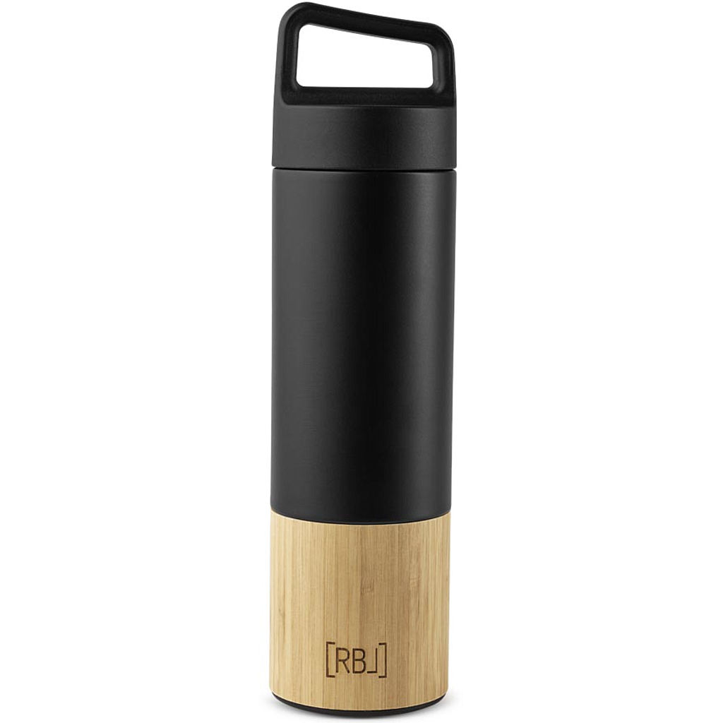 Bouteille thermos 530 ml bambou /noir RBL Rebel-Outdoor