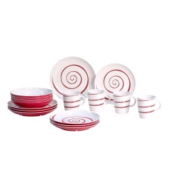 Set de vaisselle 16pcs Classic Line Twist Gimex