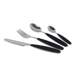 [9943678] Besteckset gimex Edelstahl 16-tlg. schwarz